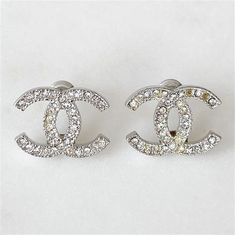 chanel crystal earrings|chanel earrings official site.